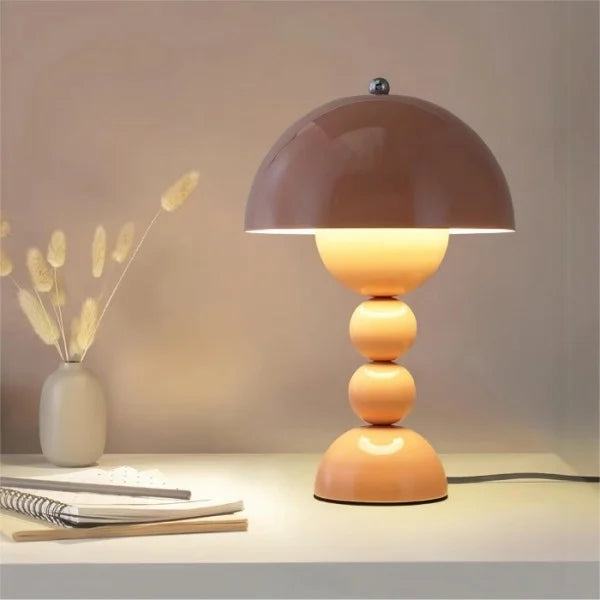 Nordic Floral Table Lamp in Colors