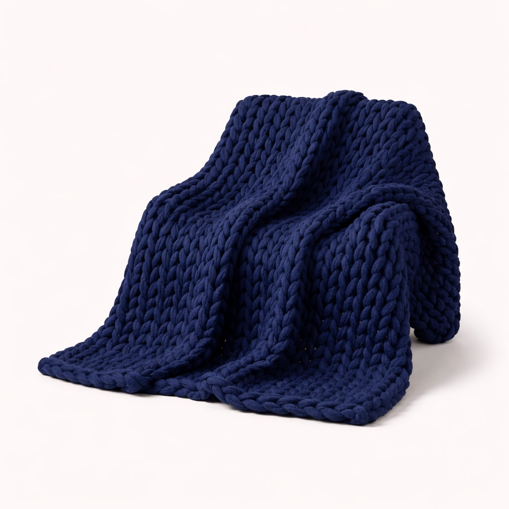 Knitted All-Season Weighted Blanket