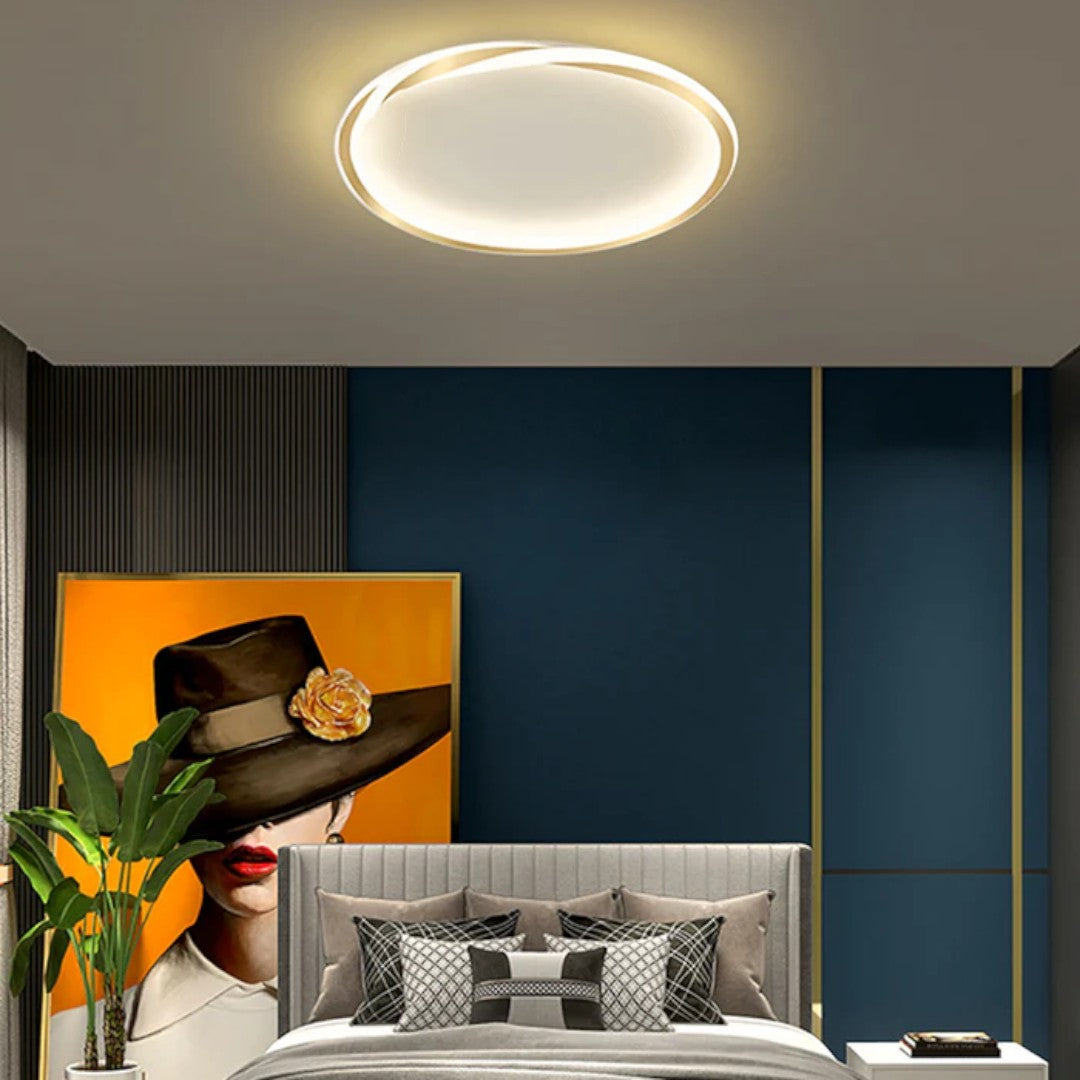 Minimalist Round LED Ceiling Lamp for Bedroom