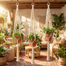 Macrame Hanging Flower Holders Set of 3 Pieces