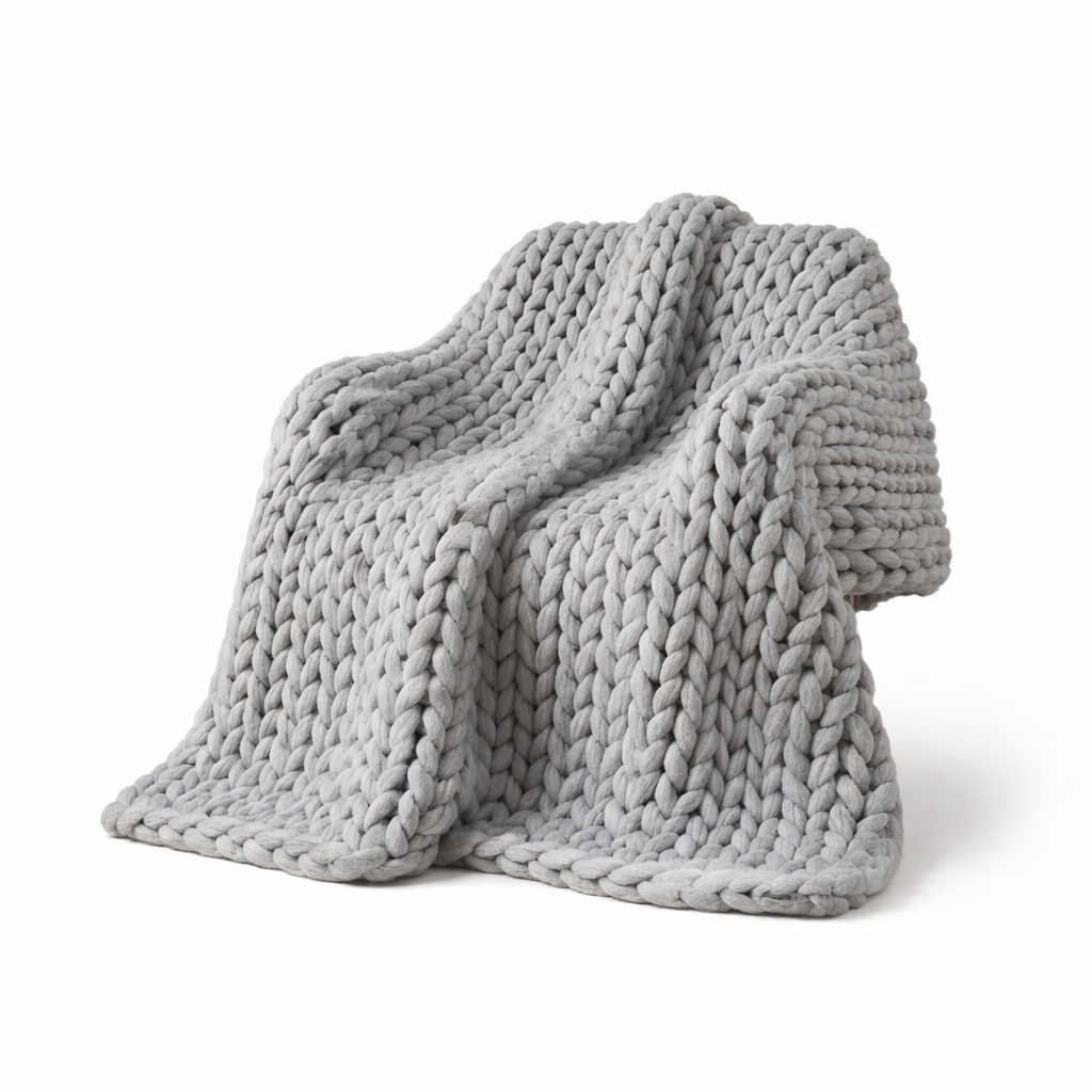 Knitted All-Season Weighted Blanket